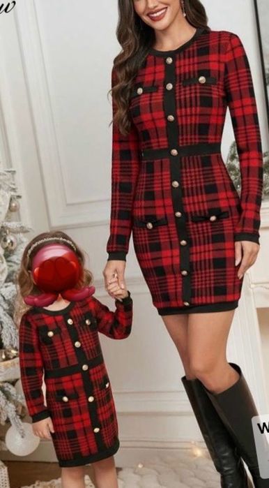 Sukienki sesja świąteczna