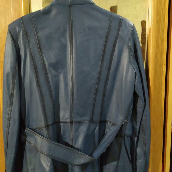 Кожаная женская куртка 50 размер