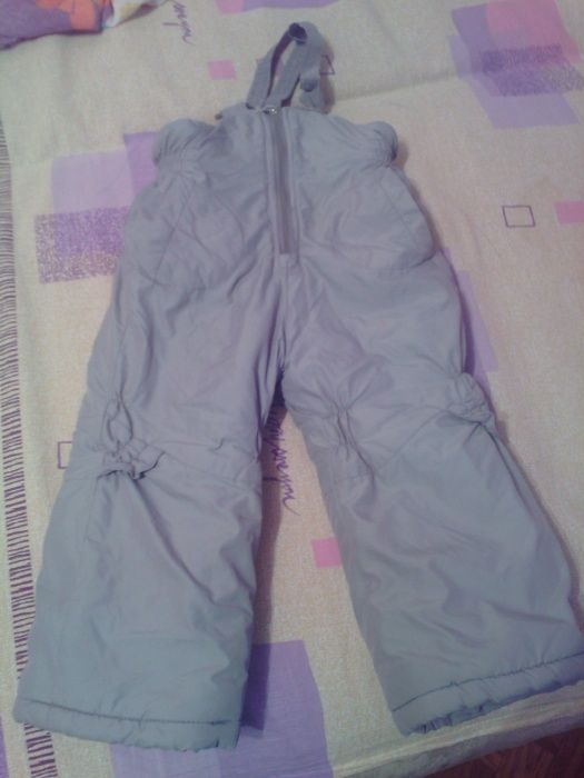 Зимние штаны непромокаемые,полукомбинезон на девочку,100г без ОЛХ-дост