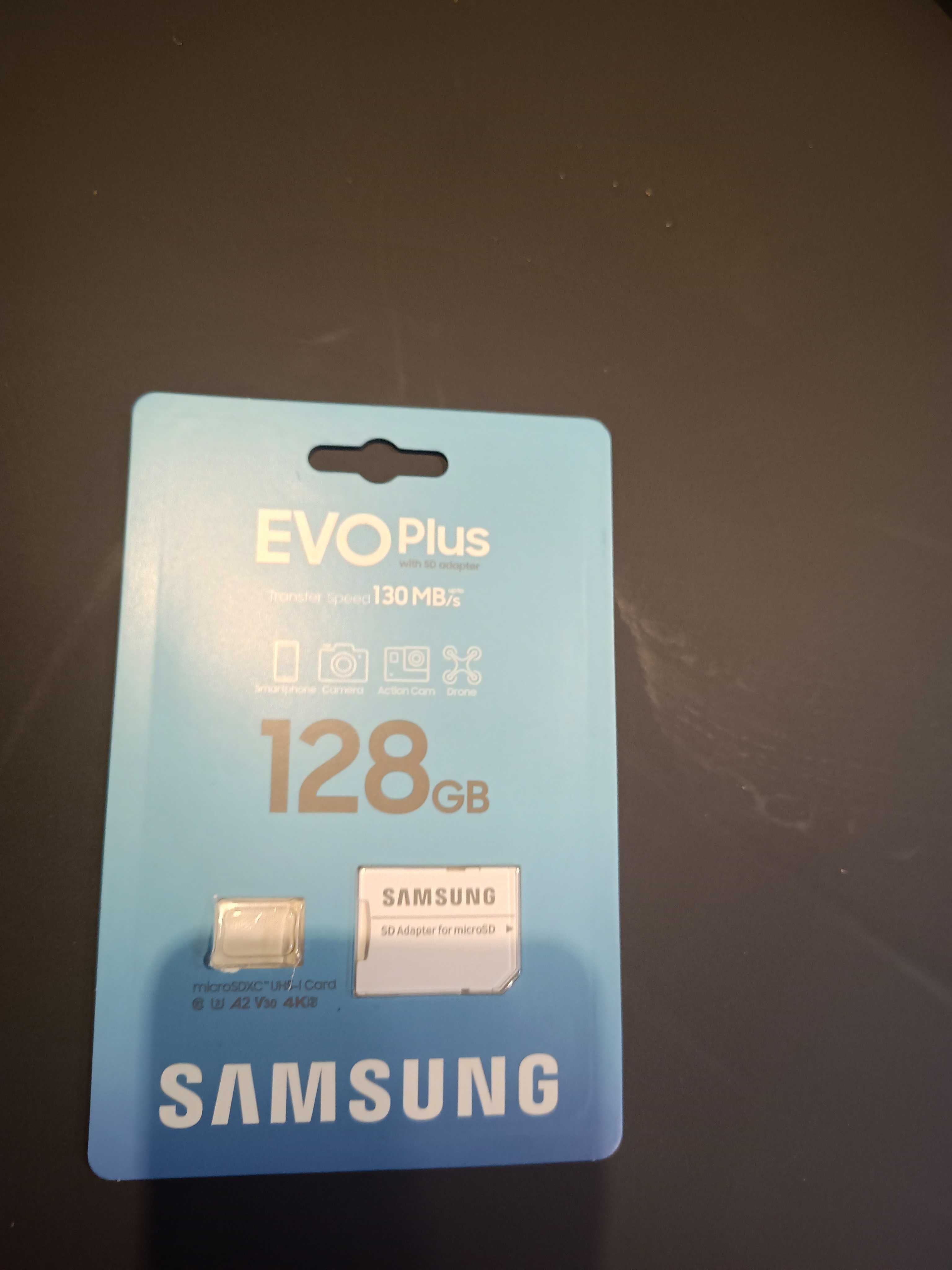 Adapter Samsung EVO PLUS microSDXC 128GB UHS-I U3