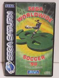 Jogo Sega Saturn Sega Worldwide Soccer 98 Club Edition completo