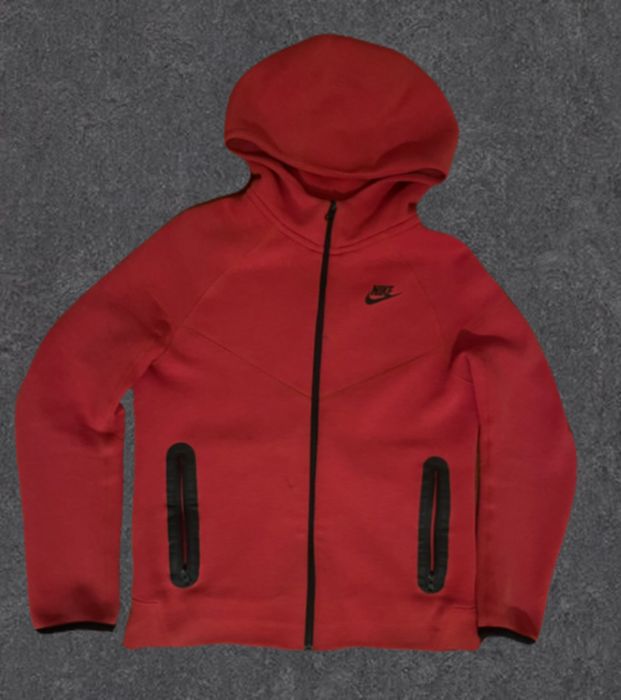 Nike Tech Fleece FZ WR HOODIE Red