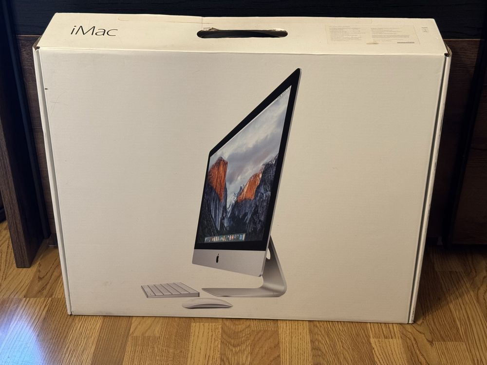 IMAC 27 Retina 5k i5 4x 4ghz 24gb Dysk 1TB bdb stan Pudelko