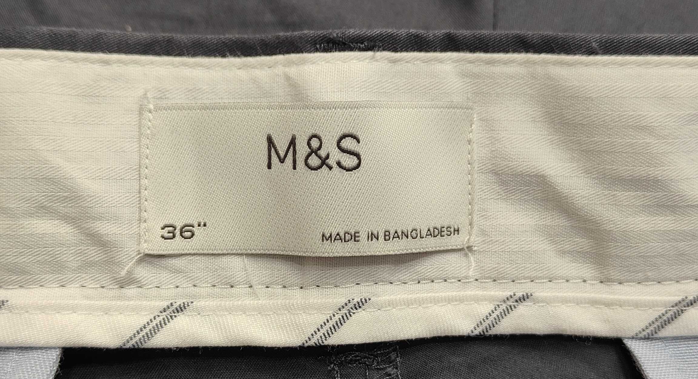 R) MARKS&SPENCER męskie eleganckie kótkie spdnie Roz.36