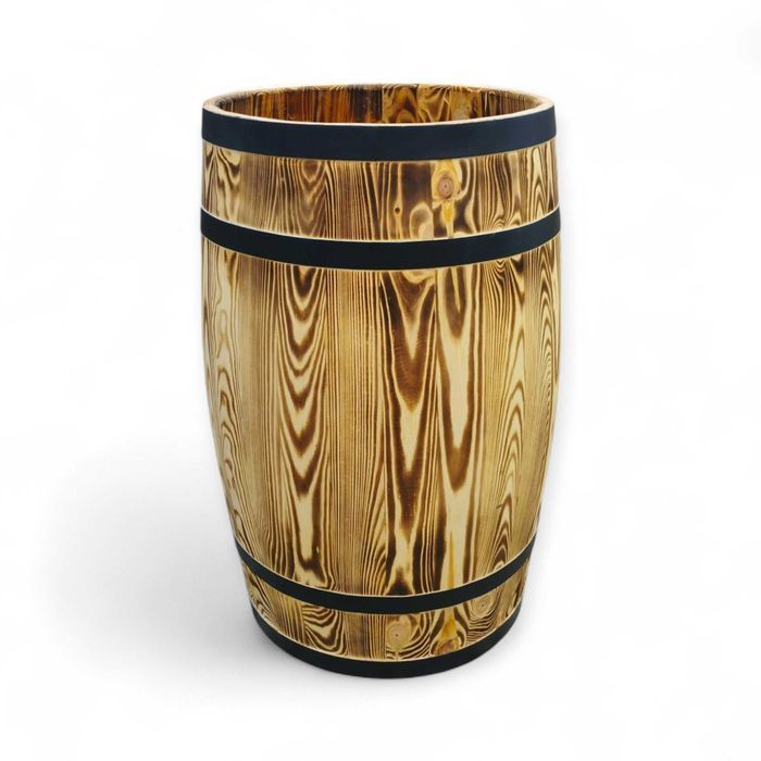 Beczka drewniana 160L beczki ogrodowe donica dekoracja kwietnik bar