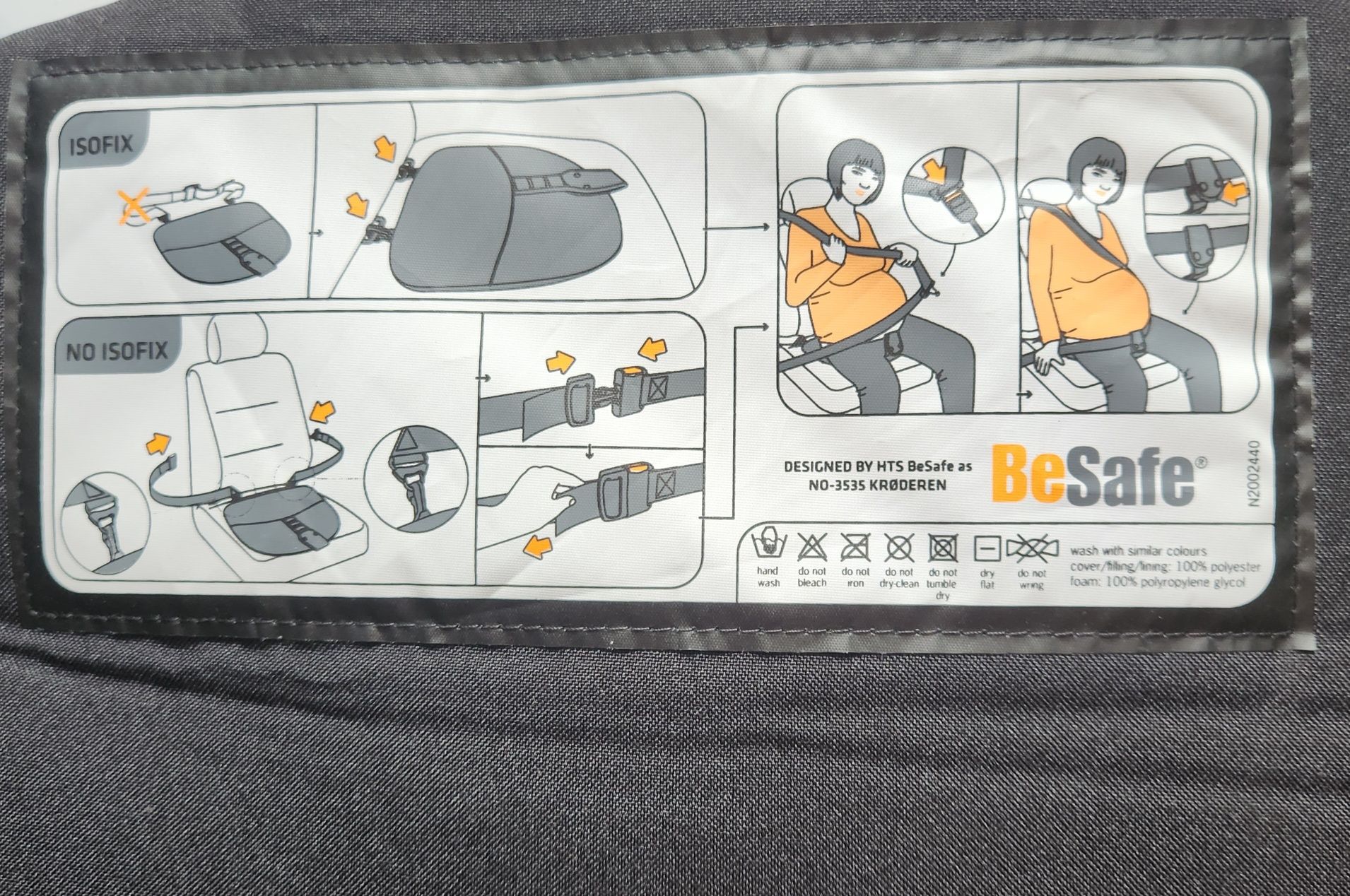 BESAFE adapter do pasów dla kobiet w ciąży