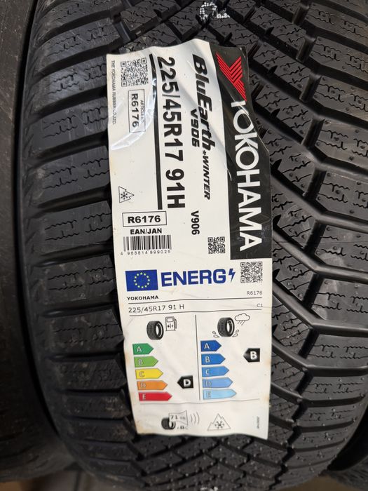Opony zimowe 225/45R17 91H Yokohama BluEarth V906 Winter | 2024 NOWE