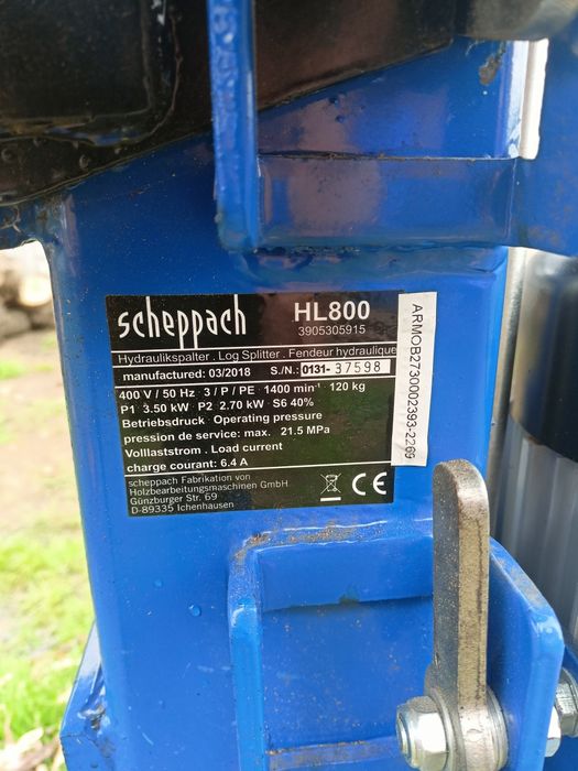 Łuparka do drewna 8 ton