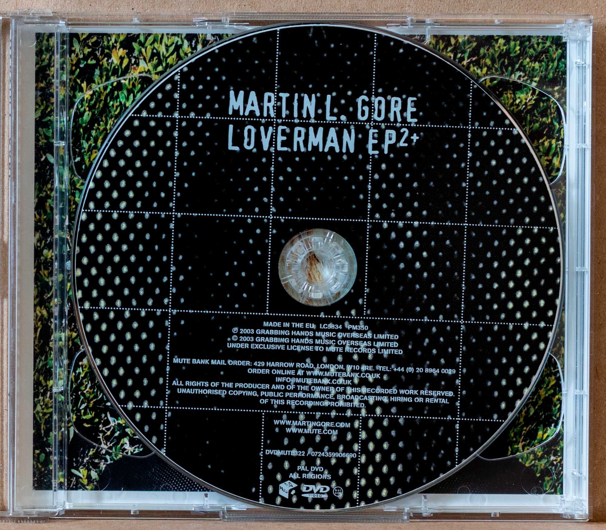 Martin L. Gore - Loverman EP2+ DVD Mute 322