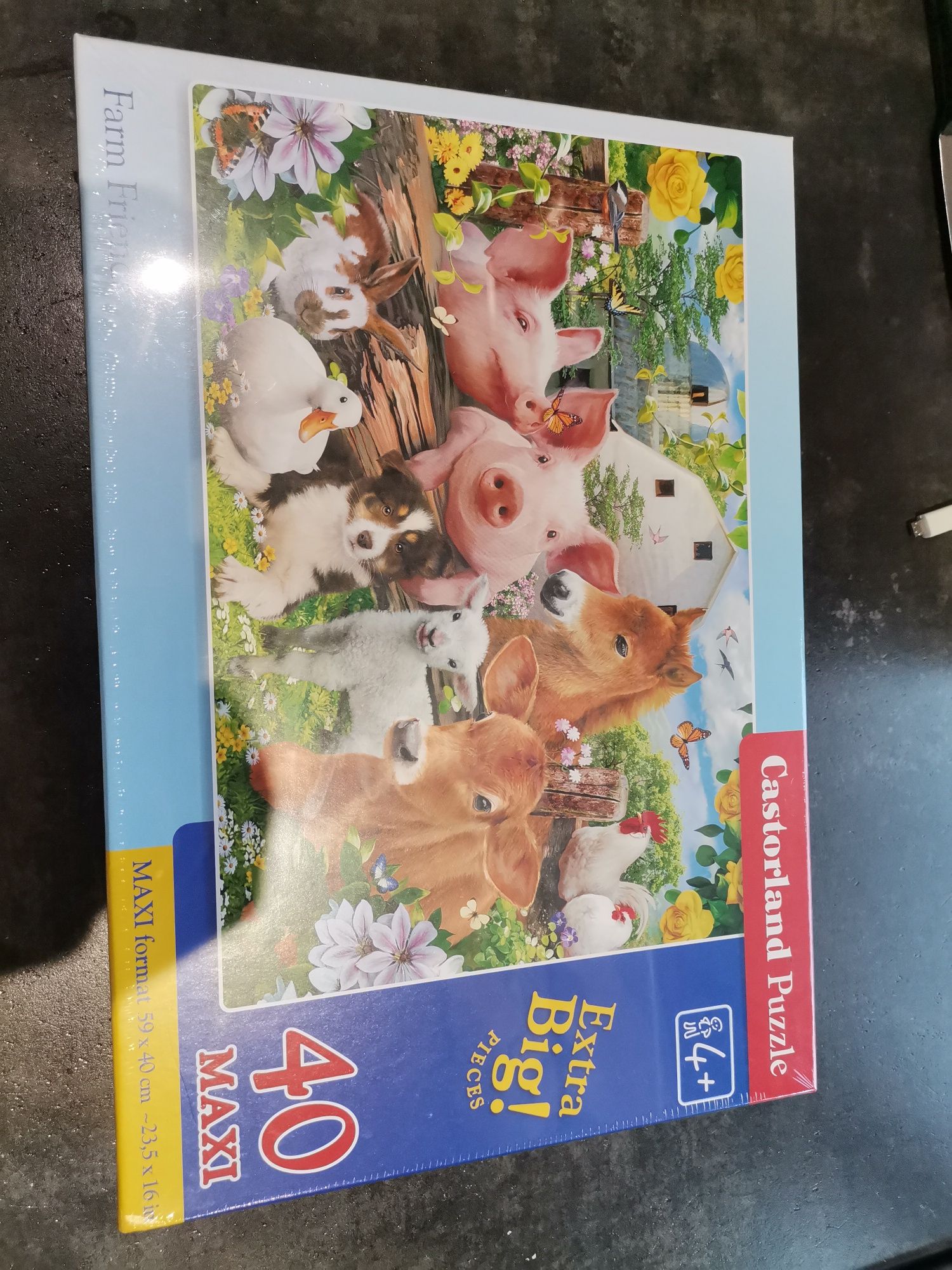 Puzzle dla dzieci 4+  Castorland Farm Friends