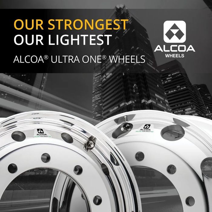 KOSZTY / GRUDZIEŃ / FV / Felga ALCOA !! / 22,5&quot; / Aluminiowe felgi / Dura-Bright