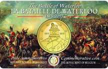 Coleção: Moeda Belga Rara EUR 2,50 - Coincard Batalha Waterloo (2015)