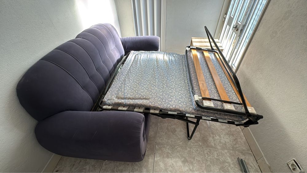 Sofa 3 lugares sofa cama otimo estado