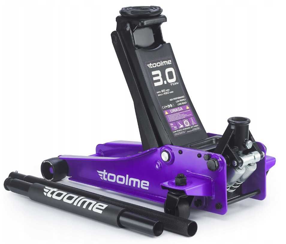 Домкрат підкатний гідравлічний Toolme 3 т 85-430 мм