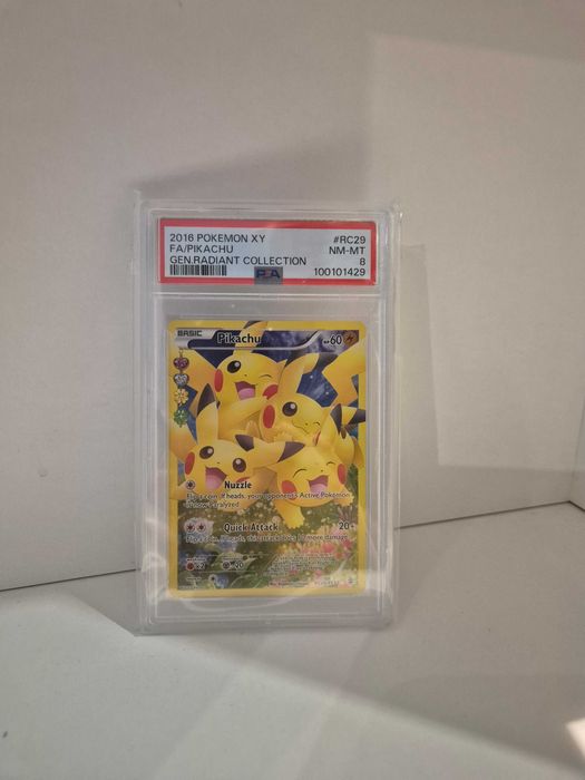 2016 Pokemon XY FA/Pikachu PSA 8