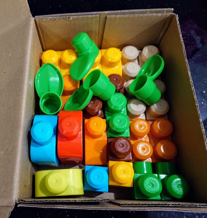 Klocki Fisher Price mega bloks Safari friends przyjaciele zwierzęta