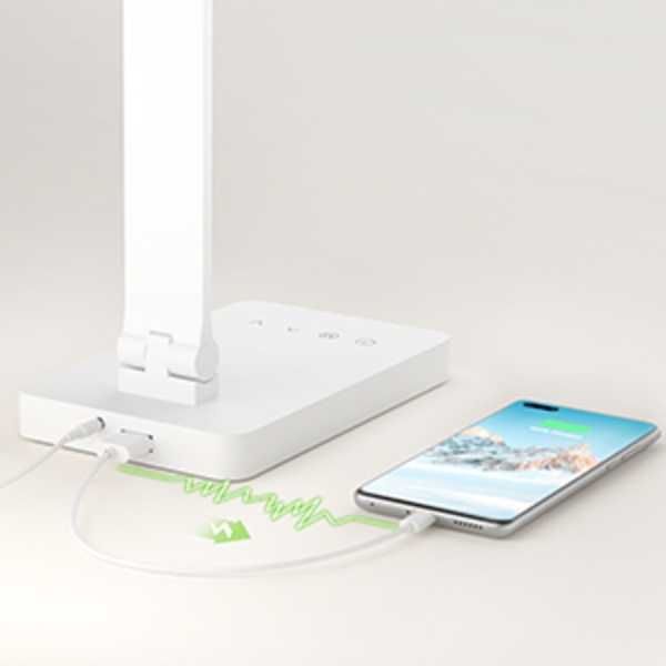 lampka biurkowa dotyk dod.port usb na biurko 3 tryby zasilaczem 96 led