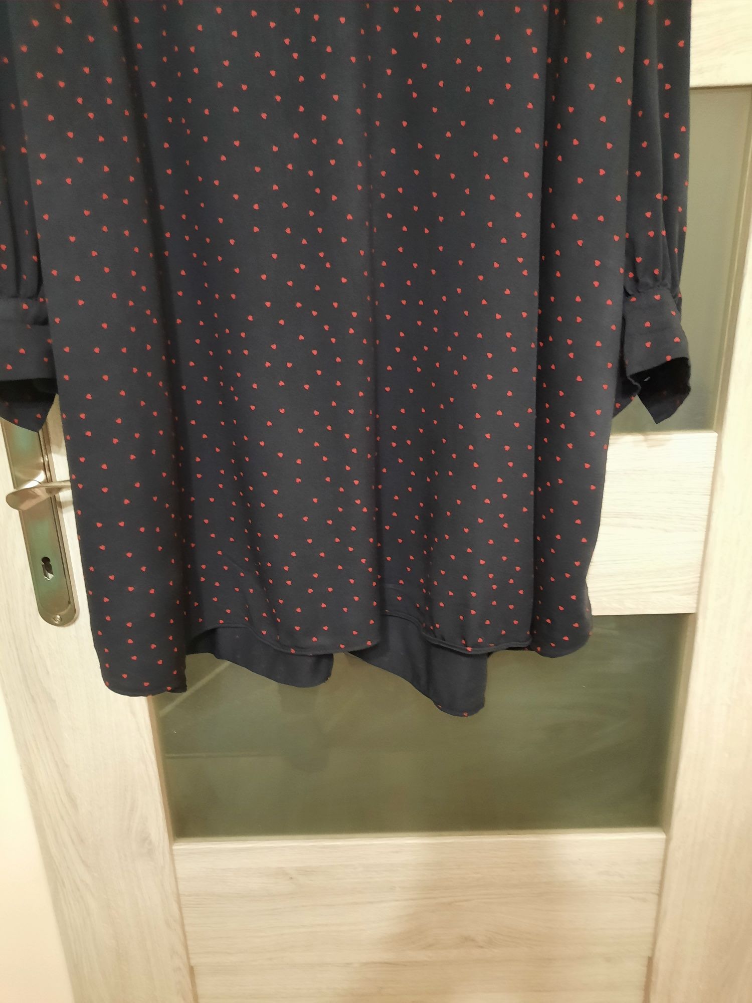 H&M śliczna tunika-sukienka, serduszka 56-58 Nowa