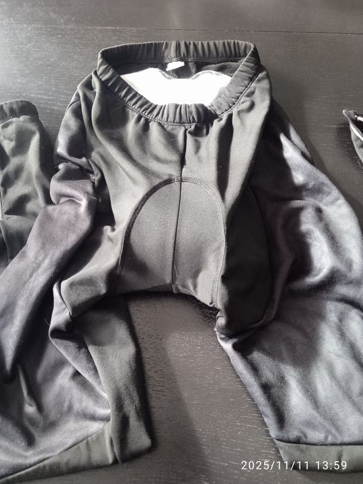 Calças alcochoadas de ciclismo