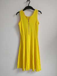 Piękna żółta letnia sukienka H&M roz XS