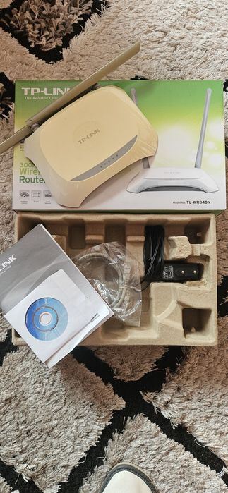 Router TP-Link TL-WR840N 300 Mbps WiFi – sprawny, z pudełkiem