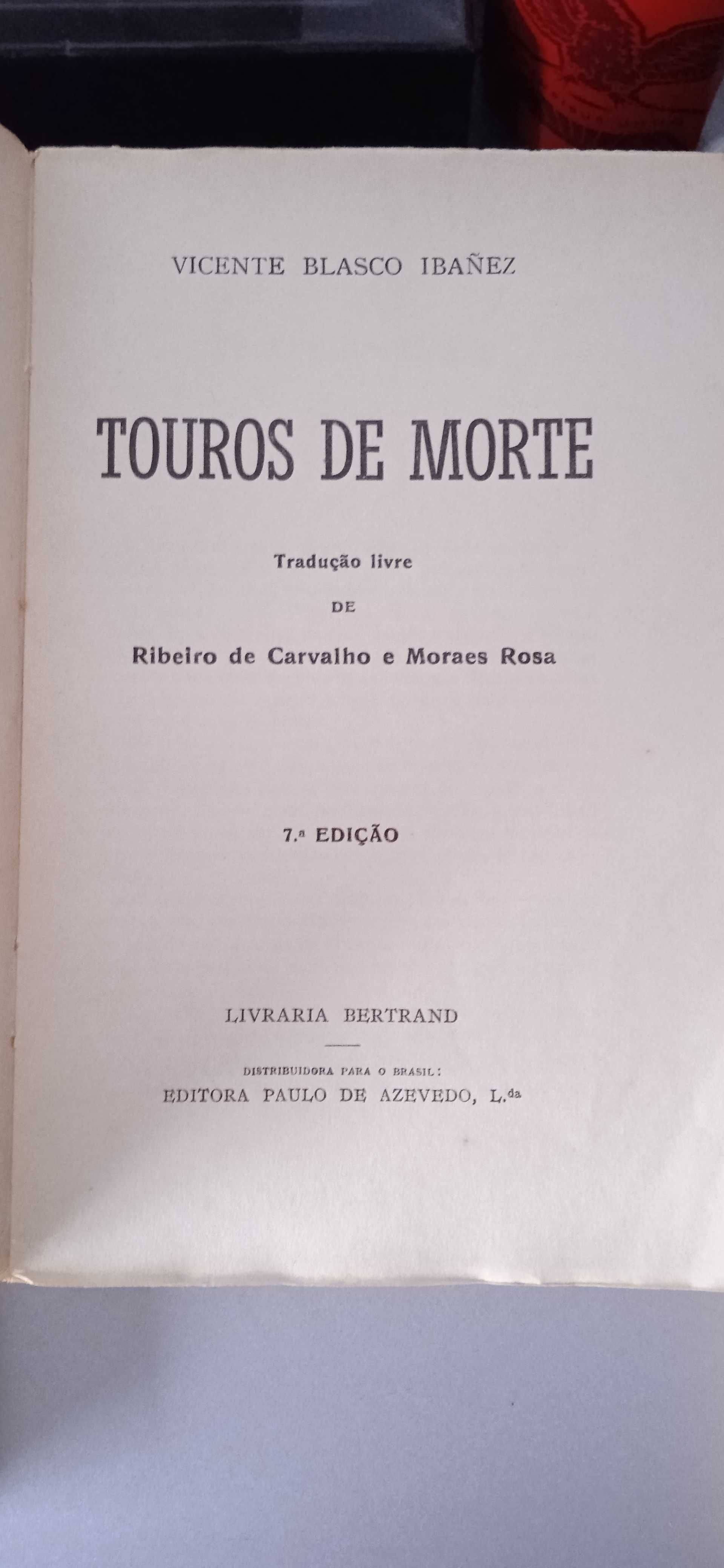 3 Livros de Vicente Blasco Ibanez, Livraria Bertrand