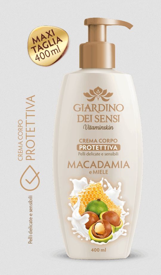 GIARDINO DEI SENSI VITAMINSKIN Makadamia i Miód ochronny krem do ciała