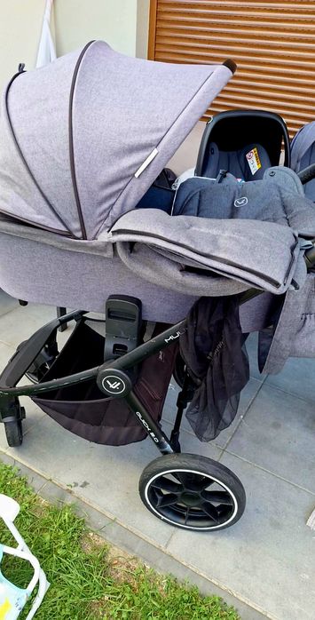 Wózek Muuvo quick 2.0 i nosidełko Maxi Cosi isofix