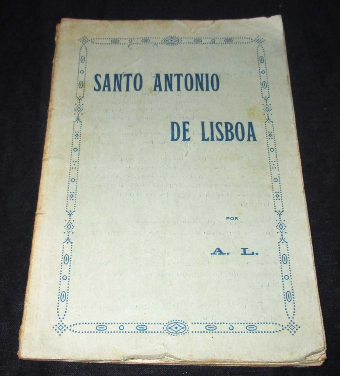Livro Santo António de Lisboa António Lindoso 1929