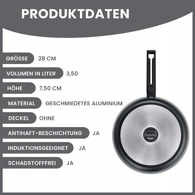 Patelnia tradycyjna Berndes 28 cm non-stick (nieprzywierająca)