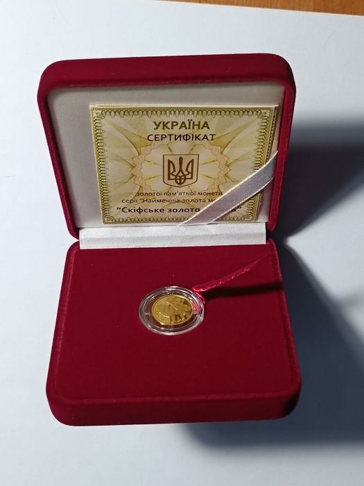 Олень. Скіфське золото. 1.24 грам АU 999.9