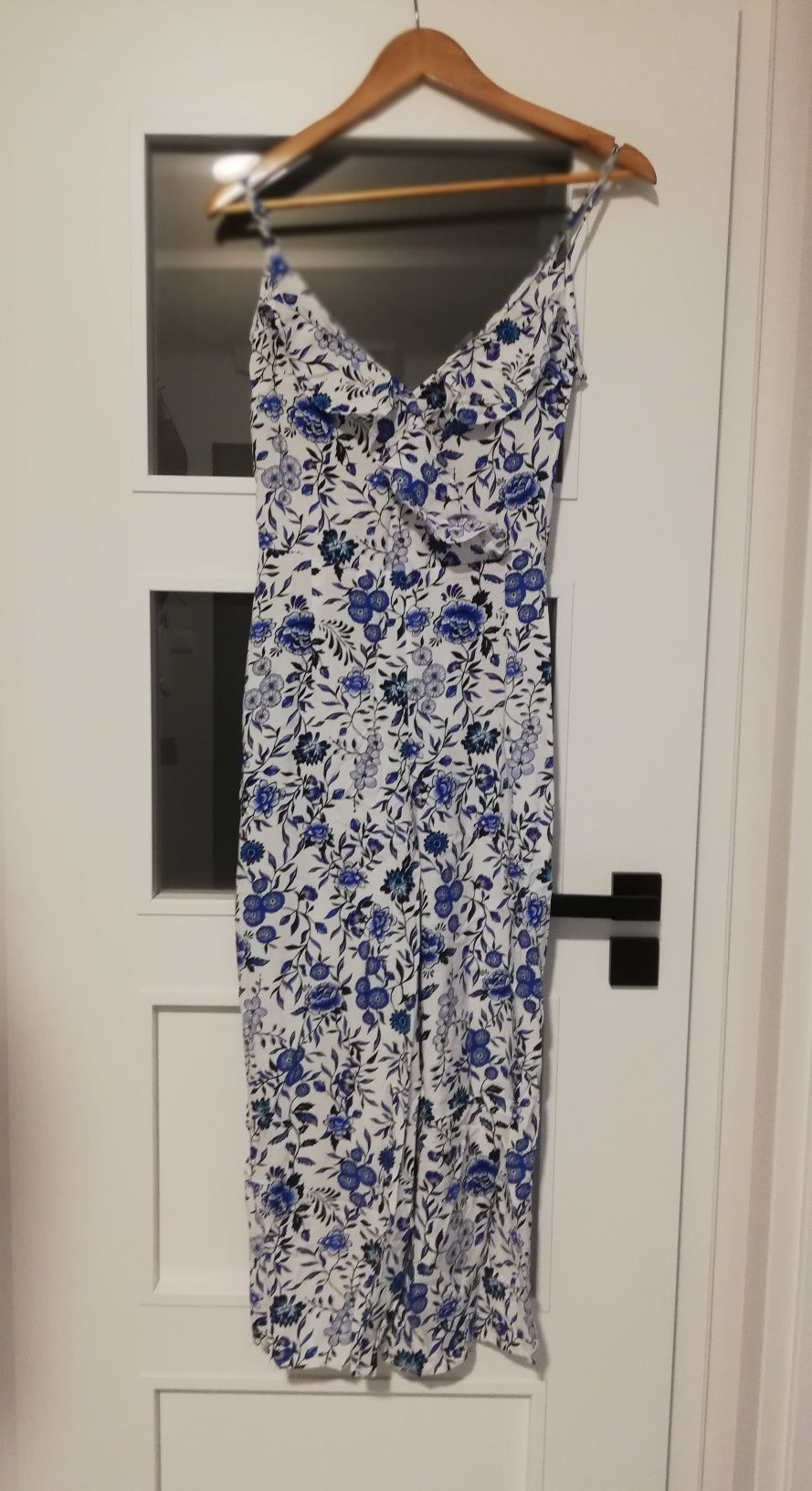 Kombinezon kuloty kwiaty falbany H&M 34 xs nowy