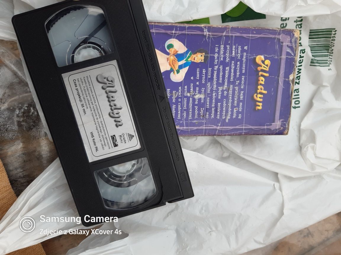 Aladyn VHS kaseta magnetowid