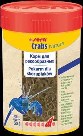 Sera Crabs Nature 100 ml. 30g. pokarm dla skorupiaków + GRATIS