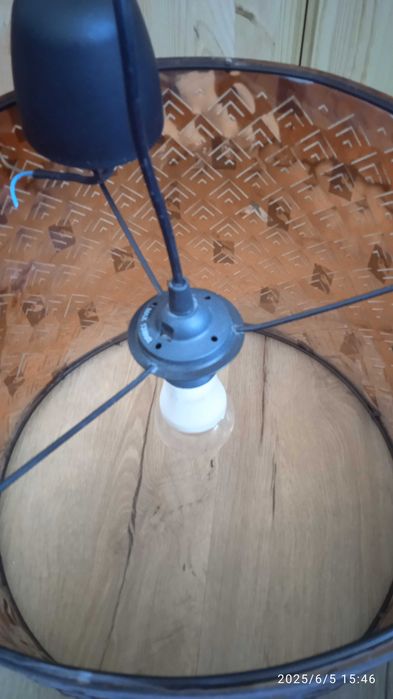 Candeeiro de tecto preto Ikea