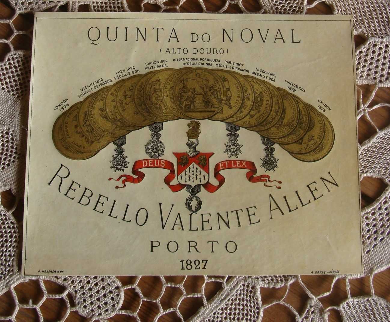 Rótulos antigos de vinhos