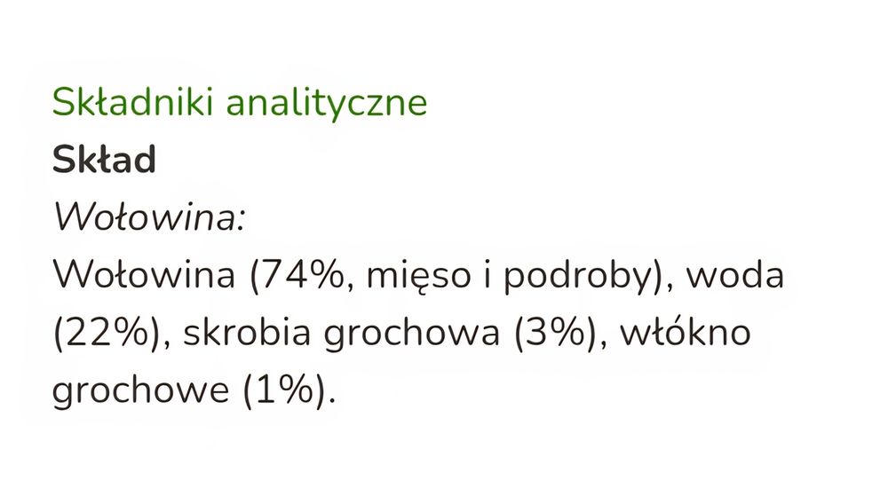 24x400g Brit Mono Protein Wołowina Hipoalergiczna bez ZBÓŻ 
Wysokiej j