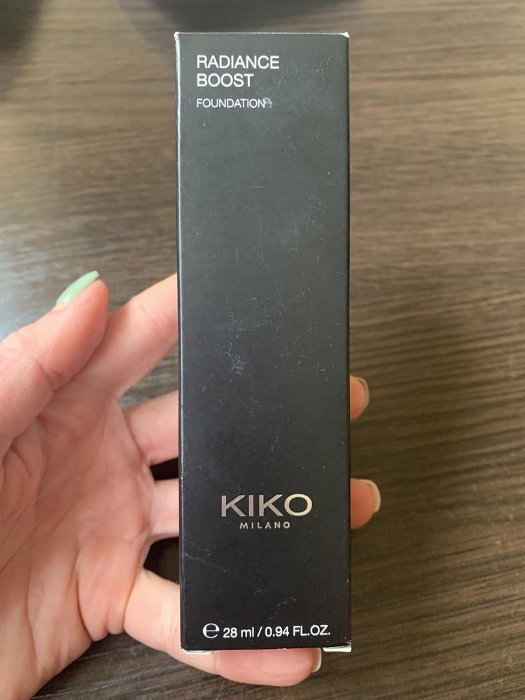 Тональная основа Kiko Milano Radiance Boost Foundation 3 Gold  cтойкая