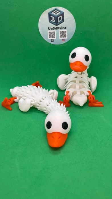 Рулива іграшка Гусак, Гусь 3д друк