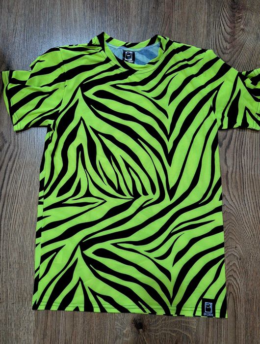 Neonowa żółta bluzka koszulka Dr.Crow rozm. S