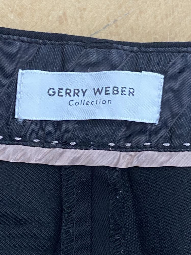 Gerry Weber 44 XXL damskie czarne wiskoza  spodnie eleganckie Vintage