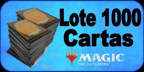 Mega Lote de 1000 Cartas Magic The Gathering/Com 50 Raras! + 1 Oferta!
