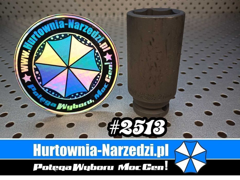 Nasadka długa Udarowa 27mm 1/2" klucz 27mm nasadka długa 27mm
