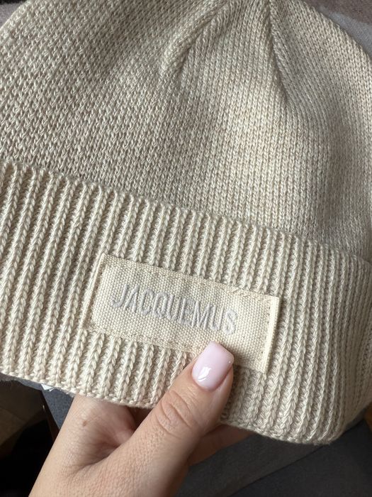 Набір шапка+шарф в бежевому кольорі