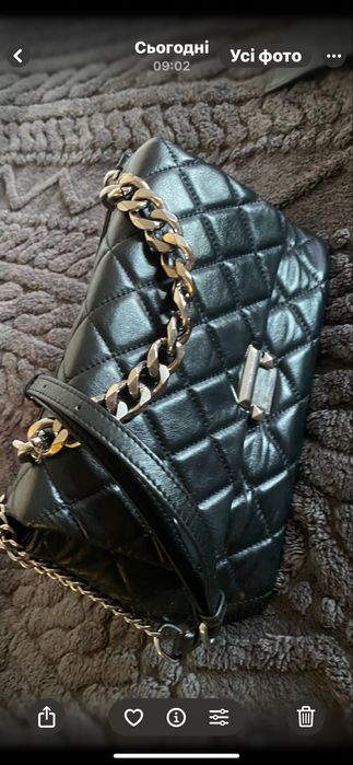 Сумочка натур.шкіра в стиле шанель