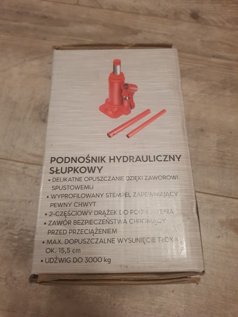 Podnośnik hydrauliczny słupkowy nowy do 3 toni