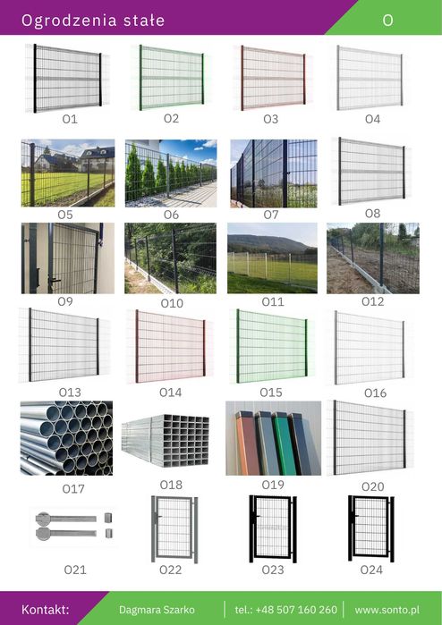 Panel ogrodzeniowy Ogrodzenie panelowe Idealne do Ogrodu i Posesji