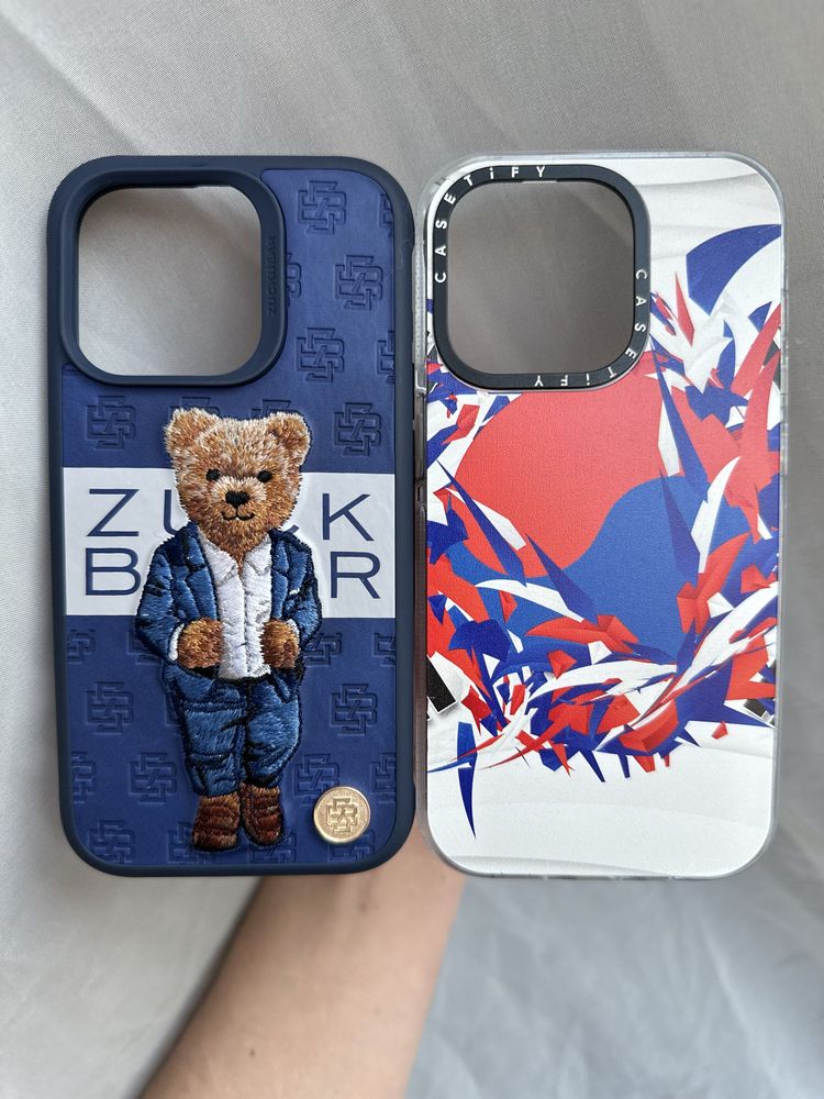 Чохли на Iphone 14pro, 15 pro  Zuck Bear, Casetify. Magsafe