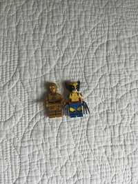 Lego figurki c-3po wolverine.