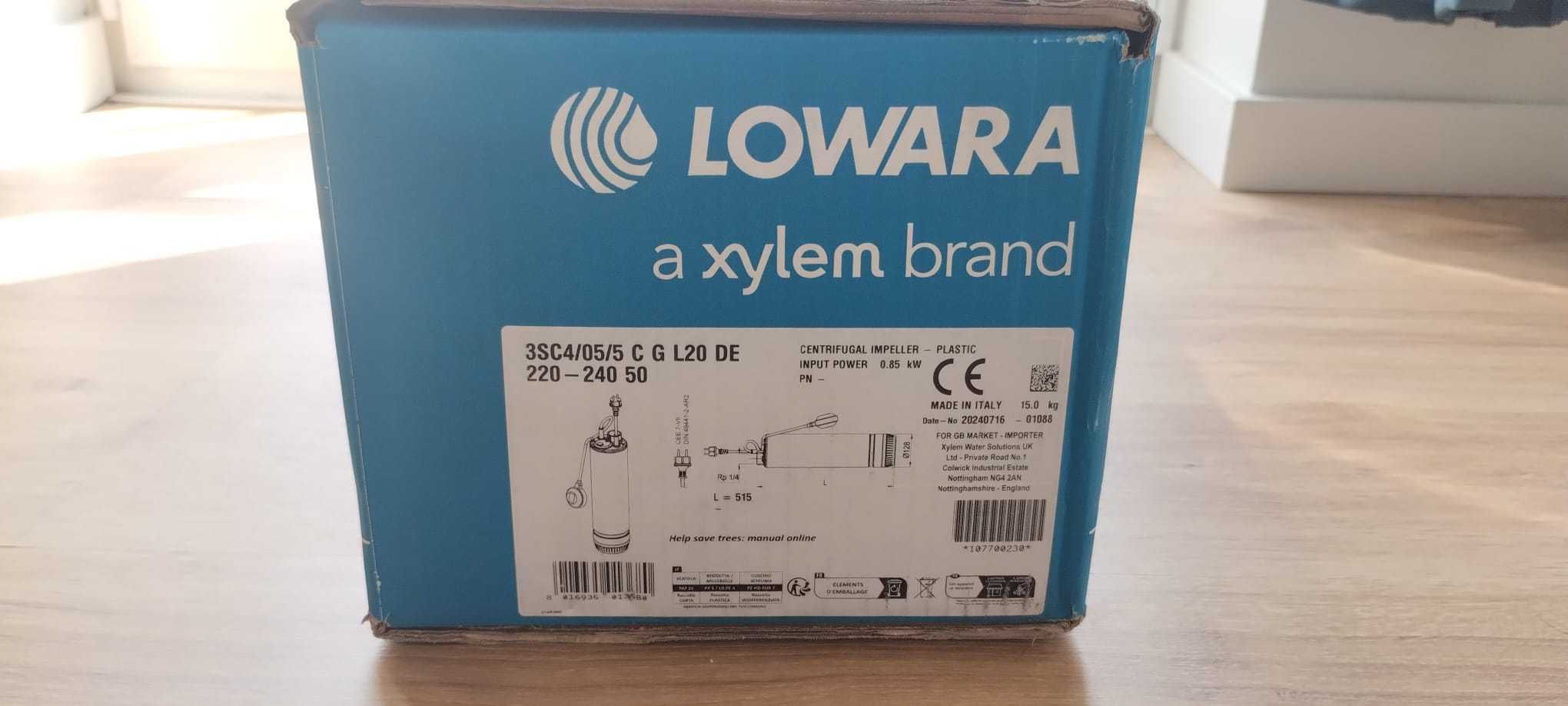 Bomba Submersivel - Lowara Scuba 3SC4 0.55kW nova c/ boia